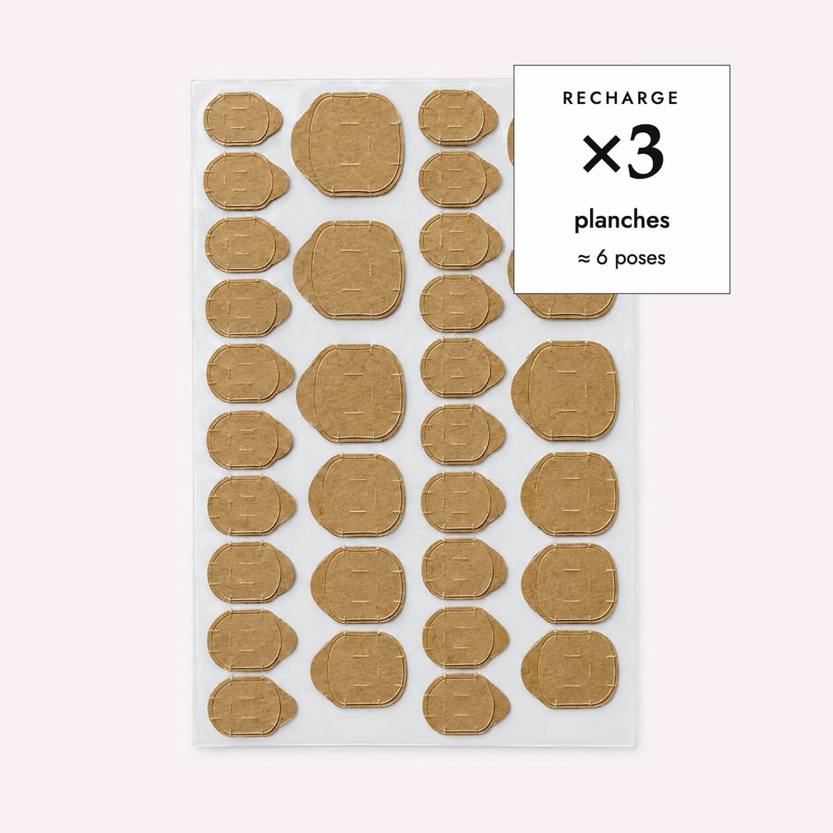 Gel pads adhésifs x3 planches - Ongles Lab