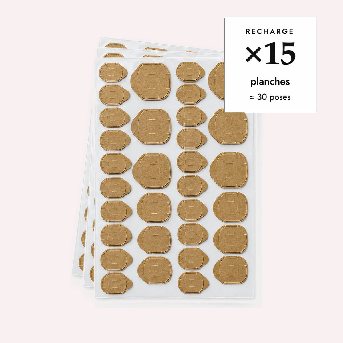 Gel pads adhésifs x15 planches - Ongles Lab