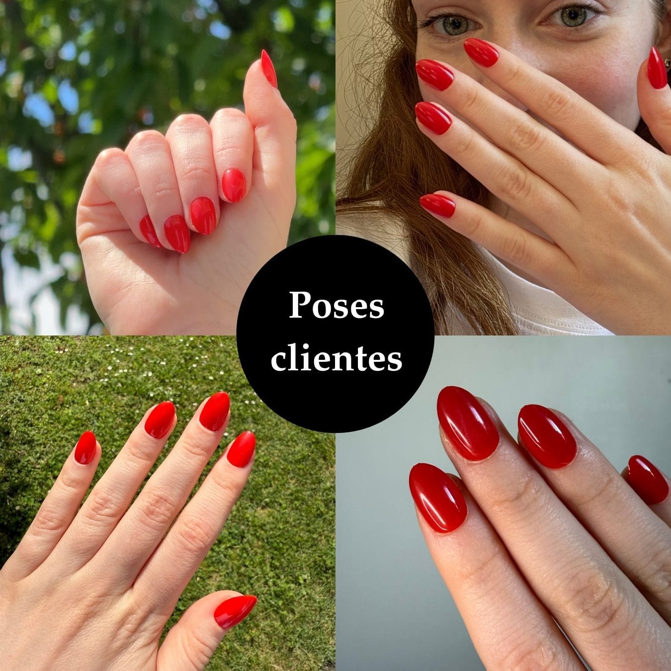 True red - Amande court