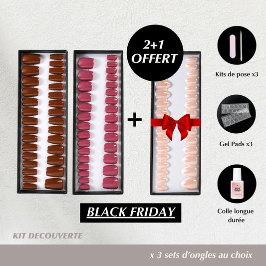 Offre BLACK FRIDAY - x3 sets Faux Ongles