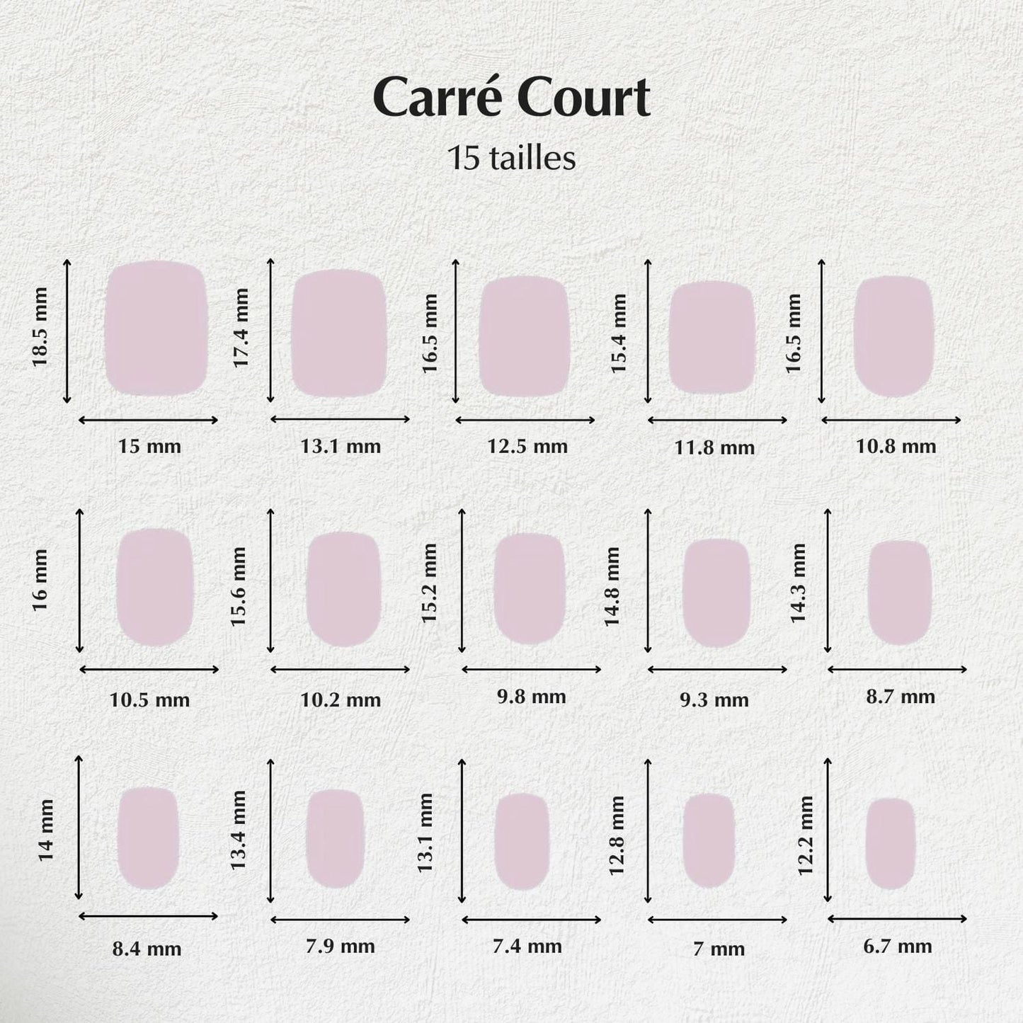 Clarisse - Carré court