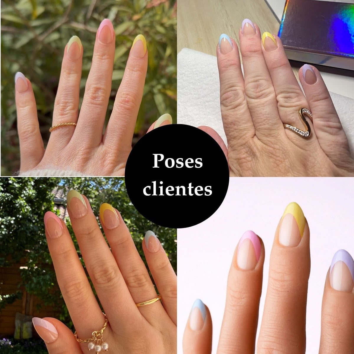 Rainbow French - Amande court