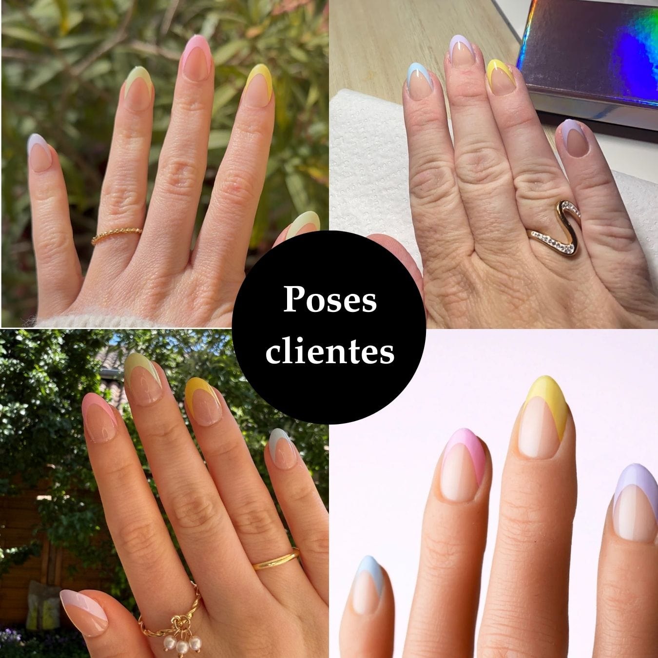 Rainbow French - Amande court