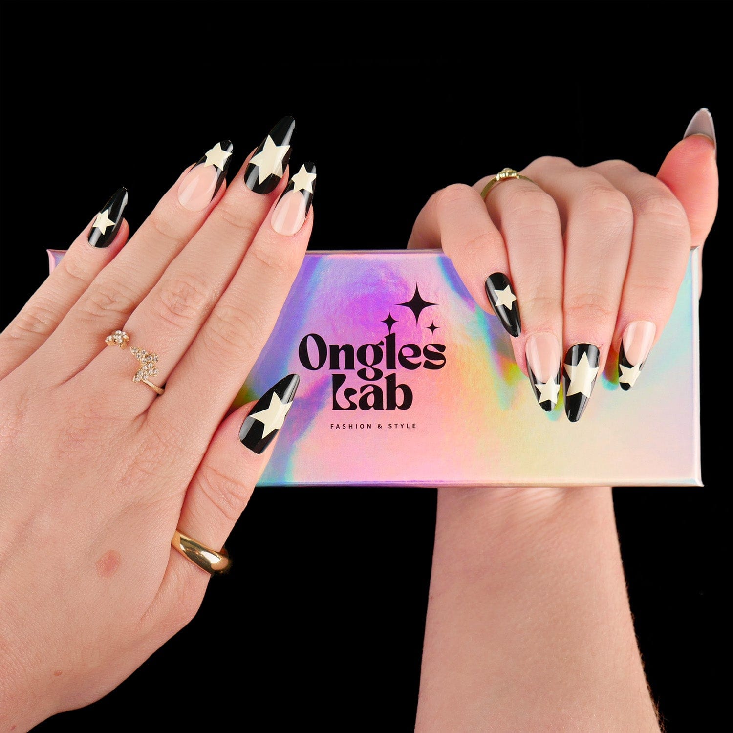 Faux ongles - étoiles