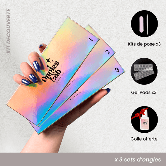 Kit découverte - x3 sets Faux Ongles