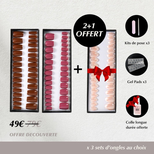 OFFRE DÉCOUVERTE - 2+1 OFFERT