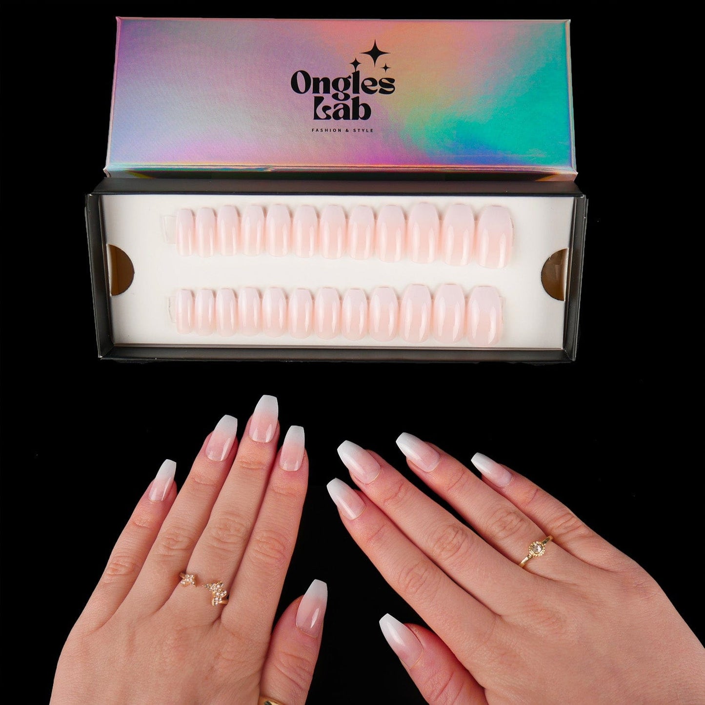Faux ongles babyboomer