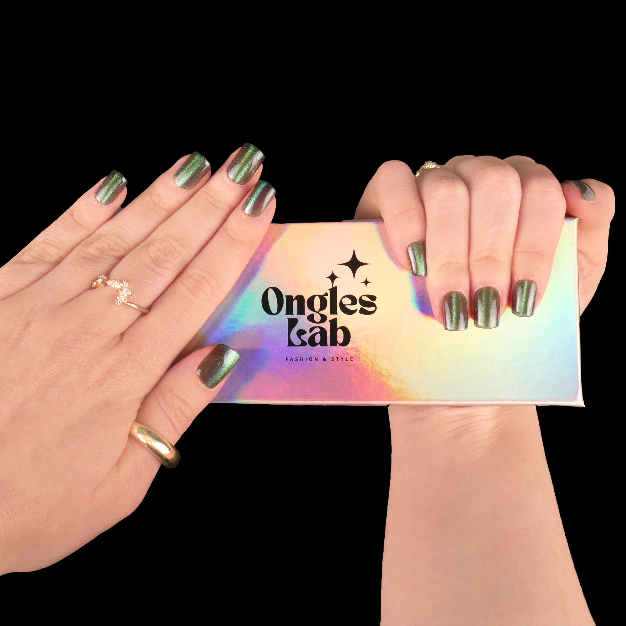 Faux ongles - Emeraude