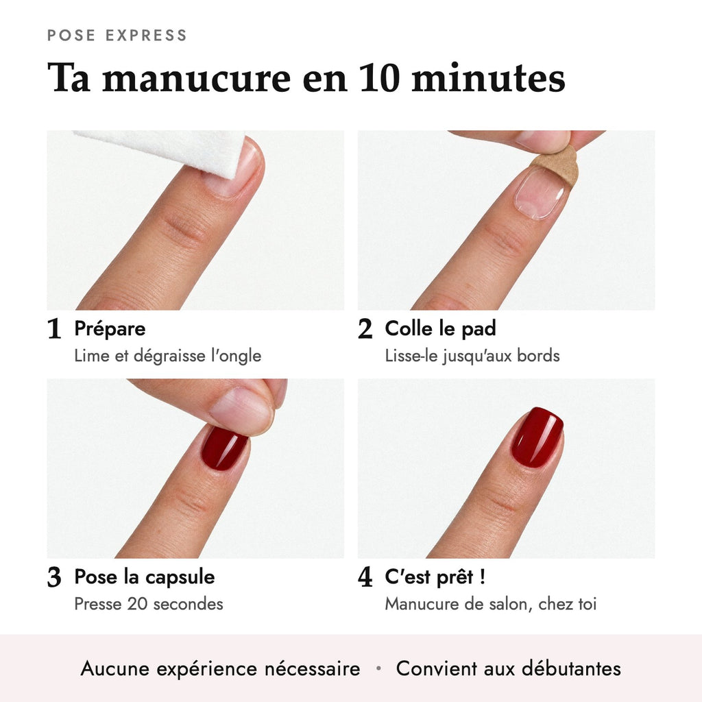 Pose express des faux ongles en 10 minutes