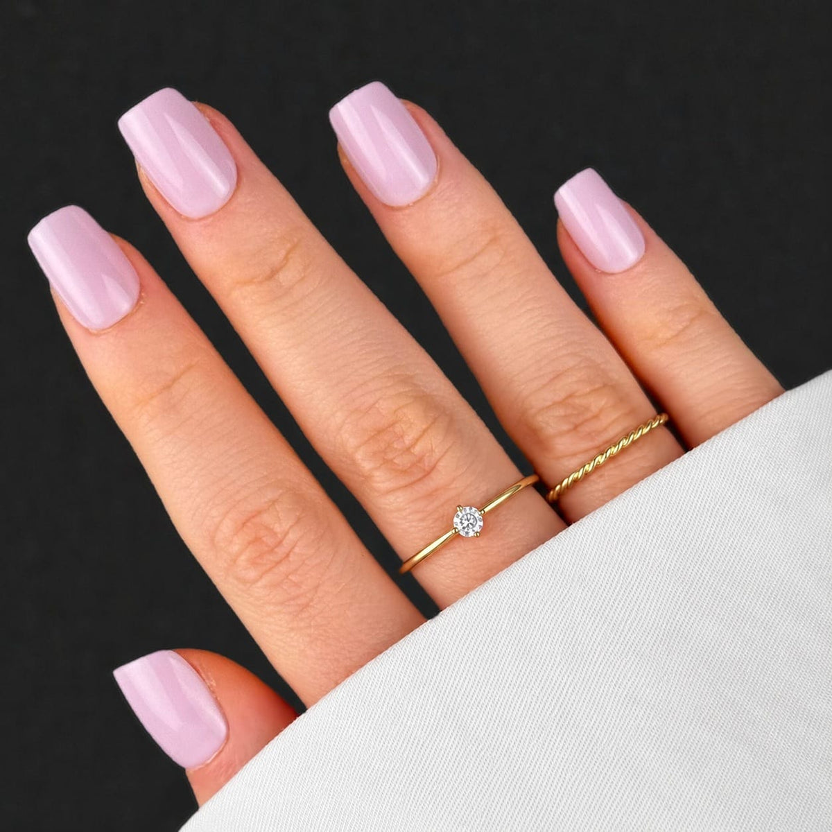 Soft pink - Carré