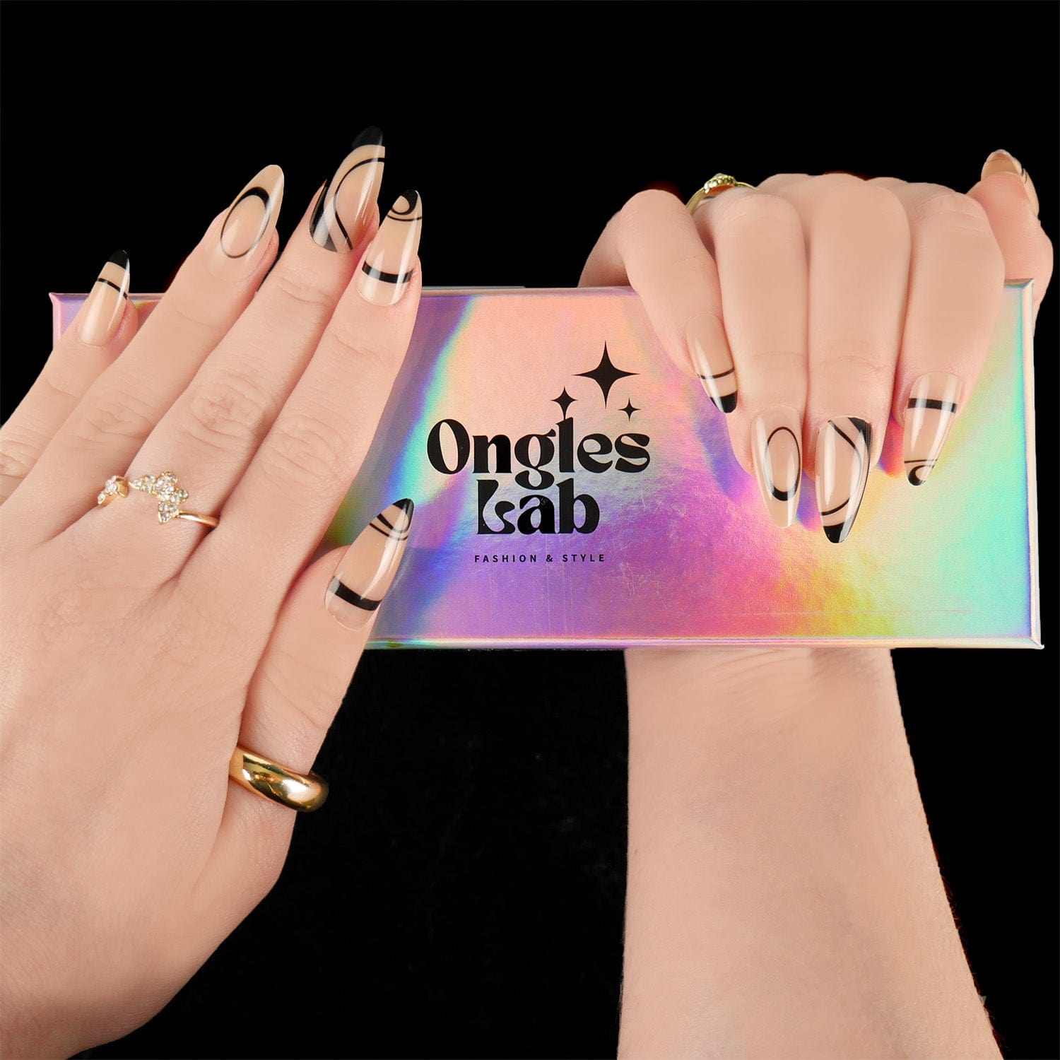 Faux ongles - Eden noir